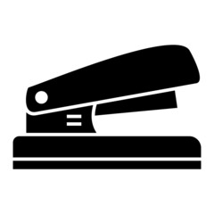Vector Stapler Glyph Icon Design