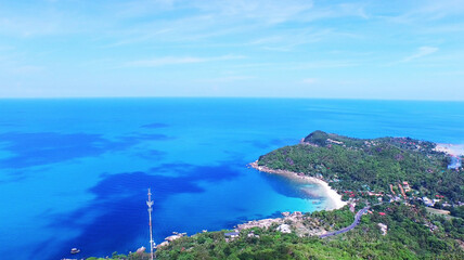 Aerial view of islands near Phuket, Thailand