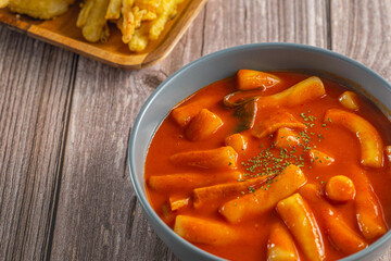 Korean Stir-fried Rice Cake, 'Tteokbokki'