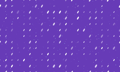 Obraz premium Seamless background pattern of evenly spaced white surf board symbols of different sizes and opacity. Vector illustration on deep purple background with stars