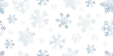 bright blue seamless snowflake christmas winter background
