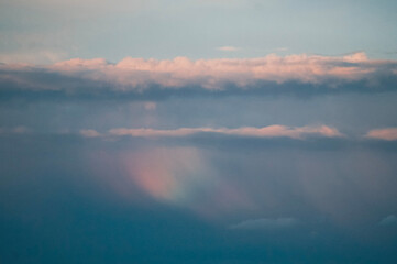 Obraz premium 幻想的な虹空