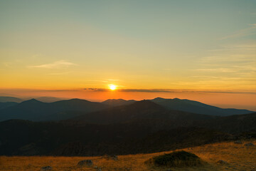 Obraz premium Vista panorámica de la sierra de Guadarrama