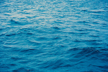 The surface texture of the sea, ocean