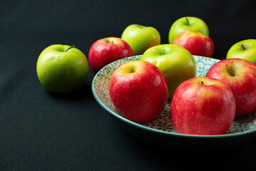 apples in a bowl