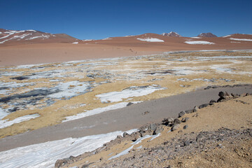 Salar de Tara en el Desierto de Atacama - Chile