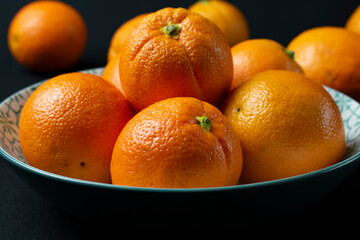oranges in a bowl