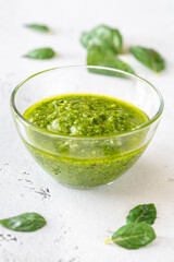 Bowl of pesto