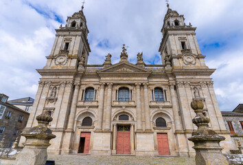 Lugo Cathedral, Galicia, Spain. The only city in the world to be surrounded by completely intact Roman walls