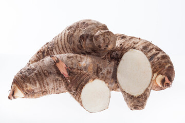 Malanga Edible Tuber - Root Of The Plant Called Colocasia Esculenta