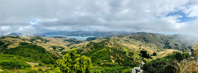 Fototapeta premium landscape with clouds