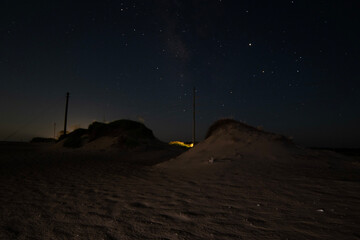 Night in the desert