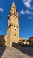 Fototapeta na wymiar Cathedral of Santo Domingo de la Calzada, La Rioja, Spain. Located important pilgrim stop along the old way of st. James (Camino de Santiago)