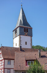 Obraz premium Steeple in Niedernhall