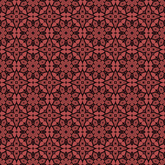 Abstract colorful seamless jacquard mosaic pattern. Design for fabric, wallpaper, paper, cover, weaving, packaging, tile, ceramics. Background for fashion textiles.