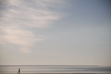 Correr en la playa