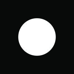A beautiful full moon with vector form.
