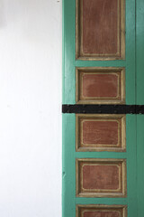 Arab architecture in the old medina. Streets, doors, windows, details