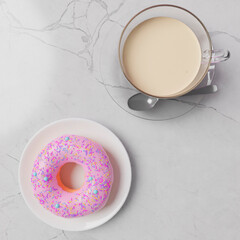 Café con donut
