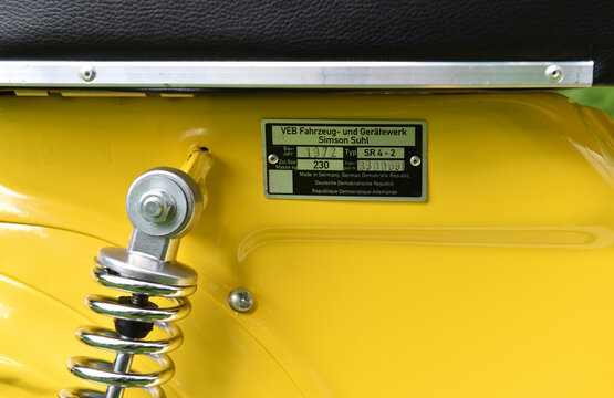 Simson Star Typenschild SR4-2