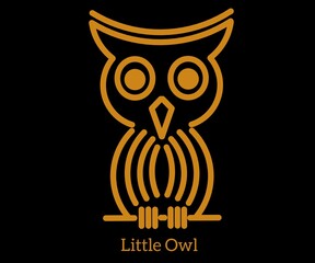 Little owl logo for brand name.