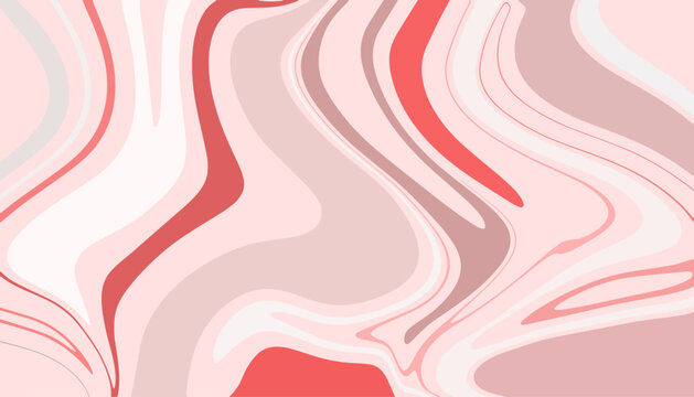 Liquid wavy texture. Abstract marble background. Vector illustration.
