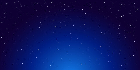 Fototapeta na wymiar Night starry sky. Stars and stardust in deep universe. Astrology background. Vector illustration.