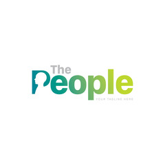 People logo symbol icon concept