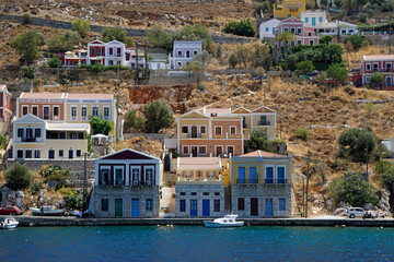 harbor of symi island