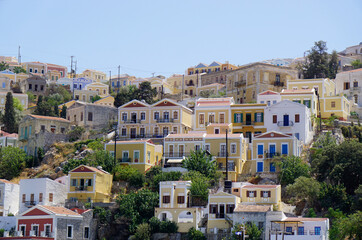 harbor of symi island