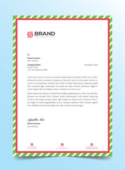 Abstract Modern Business Letterhead Design Business Letterhead Design Template