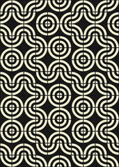 Obraz premium Abstract Geometric Pattern generative computational art illustration