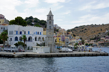 Obraz premium harbor of symi island