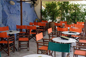 traditional greek taverna restaurant