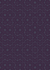 Naklejka premium Abstract Geometric Pattern generative computational art illustration