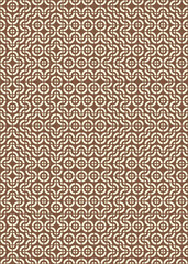 Abstract Geometric Pattern generative computational art illustration