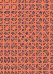 Abstract Geometric Pattern generative computational art illustration