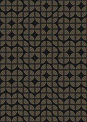 Abstract Geometric Pattern generative computational art illustration