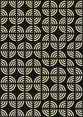 Abstract Geometric Pattern generative computational art illustration