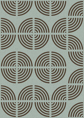 Obraz premium Abstract Geometric Pattern generative computational art illustration