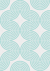 Abstract Geometric Pattern generative computational art illustration