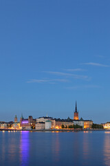 Fototapeta na wymiar View of Gamla Stan (Old city) in Stockholm, Sweden