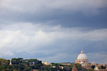 Dome of St. Peter's Basilica, Rome, Italy