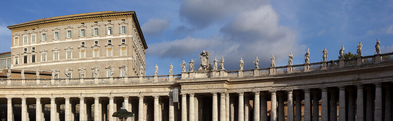 Fototapeta na wymiar Detail of St. Peter's Basilica, Rome, Italy