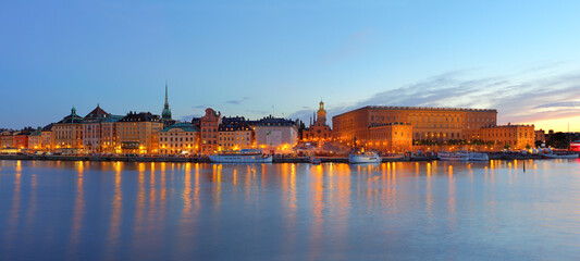 Fototapeta na wymiar The Royal Palace, Stockholm, Sweden