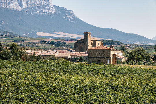 Samaniego, a small town in Alava, among vineyards, in the Basque Country, Spain