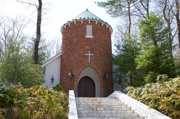 Tochigi prefecture,Nasu city,Japan  Church Capel Weeding