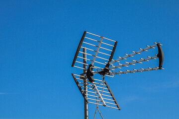 Analog signal antenna - obrazy, fototapety, plakaty