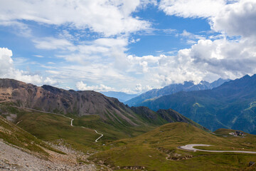 High alpine road Grossglockner in Austria