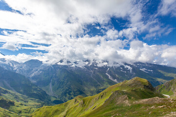 Naklejka premium High alpine road Grossglockner in Austria